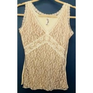 Flexees Everyday Control Lace Cami Tank Top